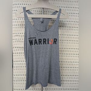 HOTWORX Women's Racerback Tank-Heather Gray-Large